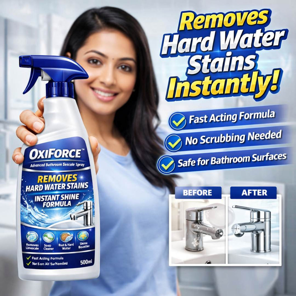 Oxiforce Bathroom Descale Spray - Buy 1 Get 1 Free