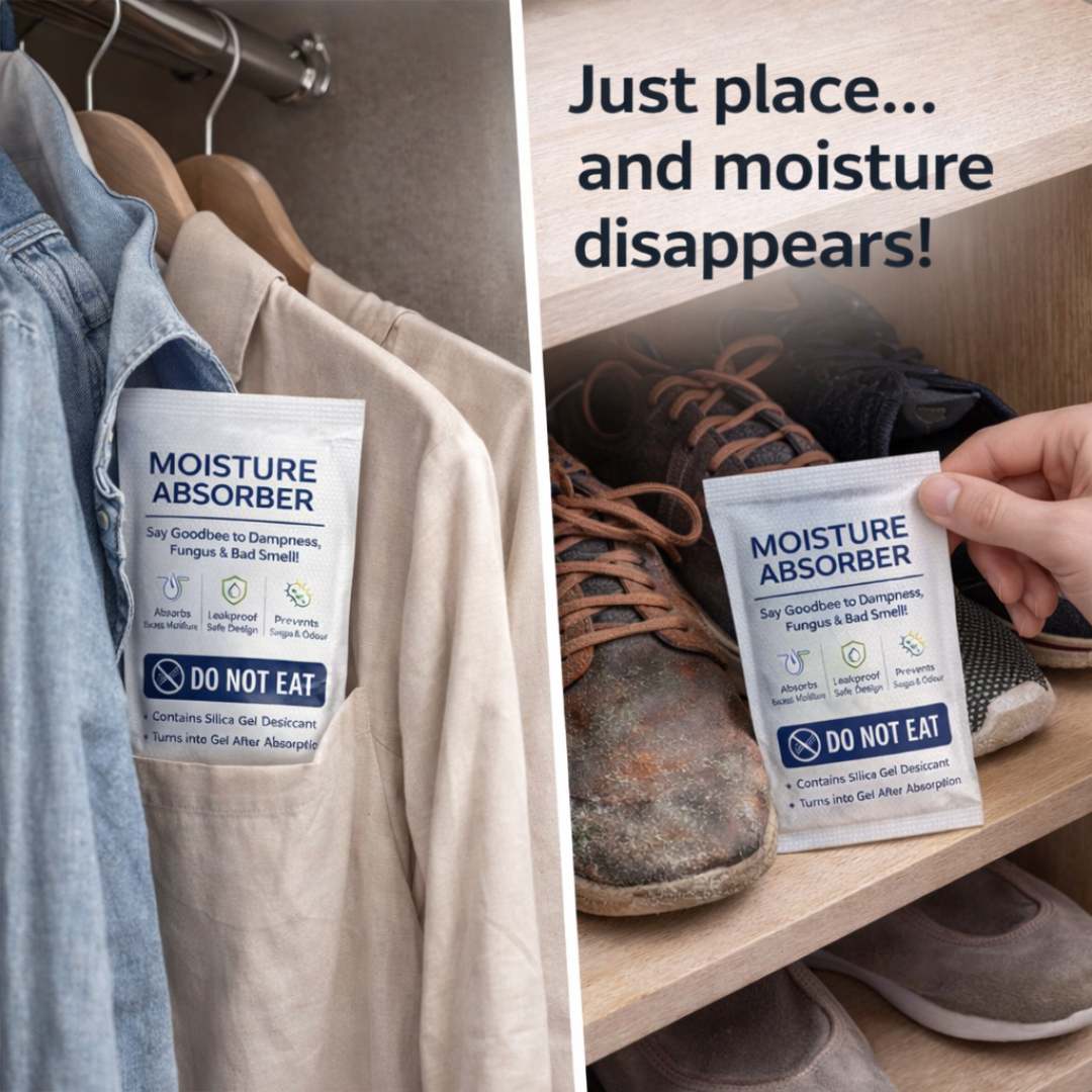 Moisture Absorber – Prevent Dampness, Fungus & Bad Odour