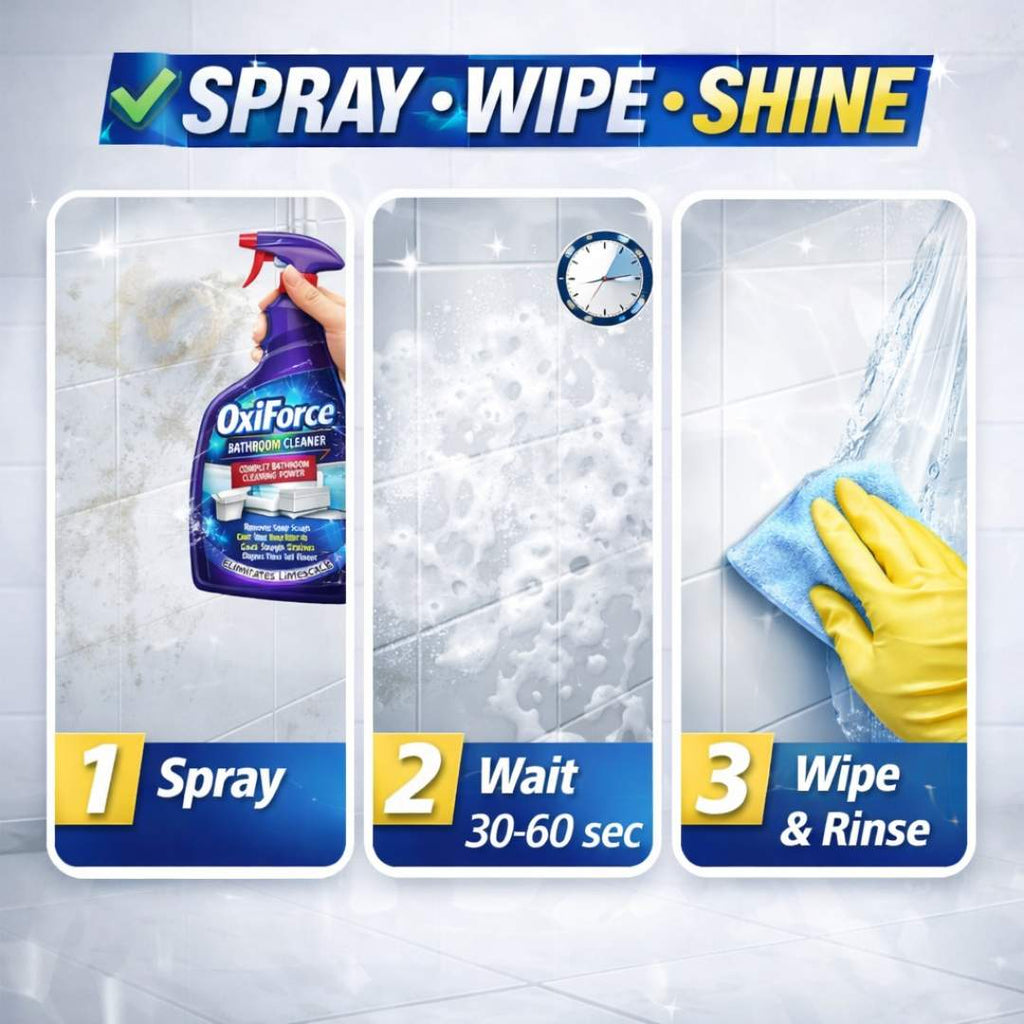 OxiForce Cleaner For All Indian Bathrooms - Buy 1 Get 1 Free