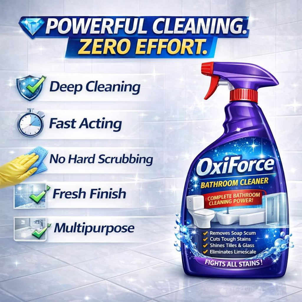 OxiForce Cleaner For All Indian Bathrooms - Buy 1 Get 1 Free