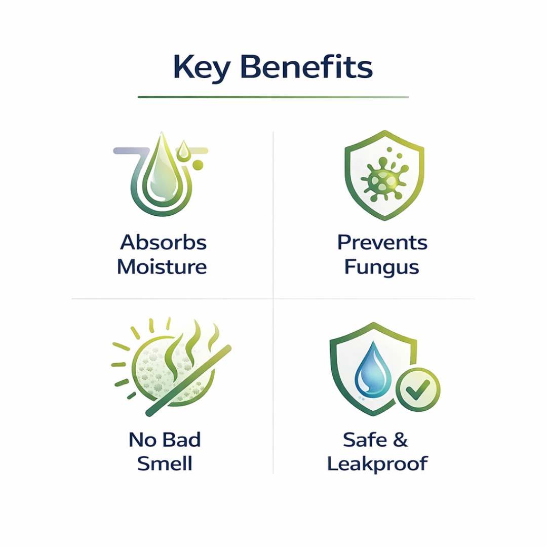 Moisture Absorber – Prevent Dampness, Fungus & Bad Odour