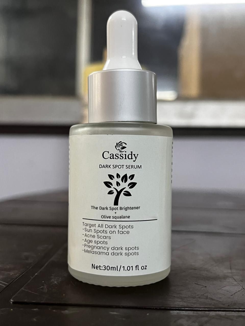 CASSIDY Dark Spot Serum Dark Spot Brightener and Olive Squalane Remove Acne Scars