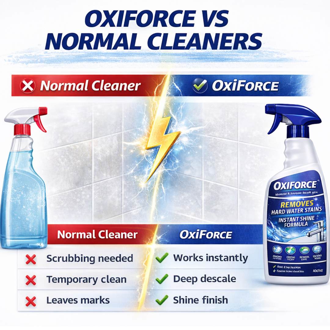 Oxiforce Bathroom Descale Spray - Buy 1 Get 1 Free