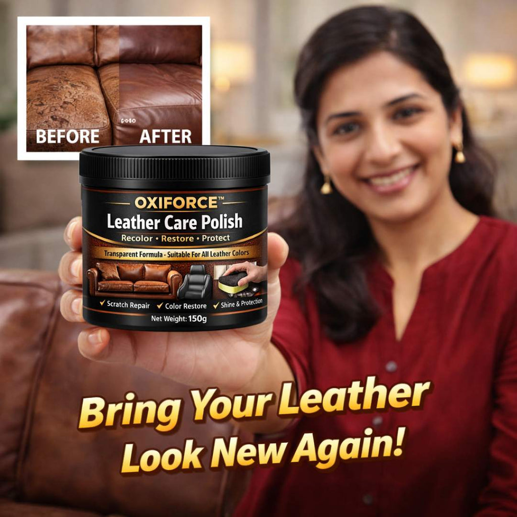 OxiForce Leather Care polish - Buy 1 Get 1 Free