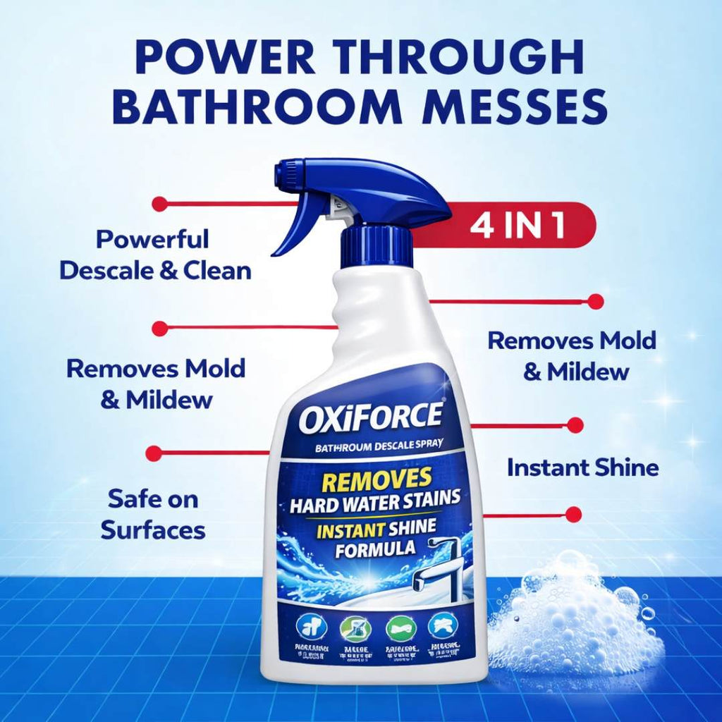 Oxiforce Bathroom Descale Spray - Buy 1 Get 1 Free